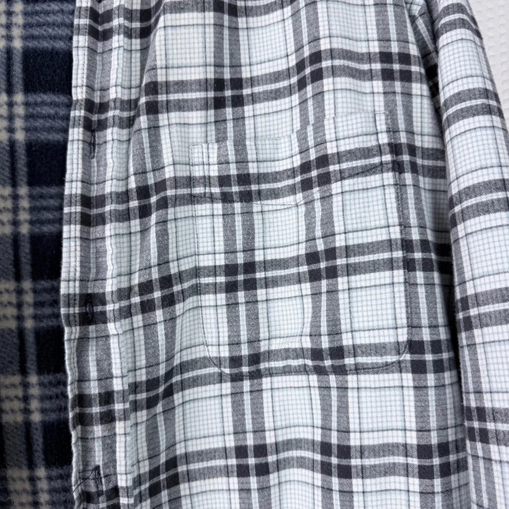 Comfort Outfitters Mens Cotton‎ XL Flannel Lined Plaid Shirt Jacket Long Sleeve